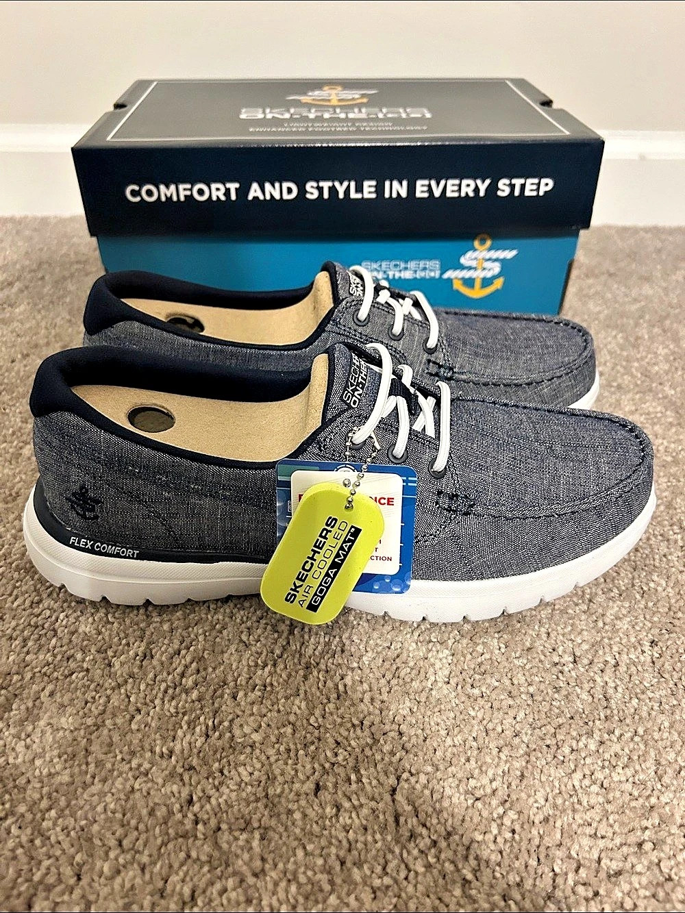 Skechers GOwalk 7 Sneakers Gray US 7 NWT